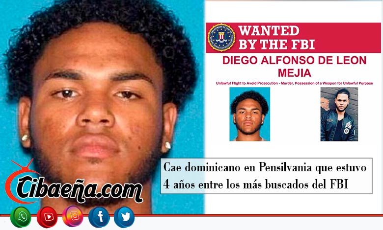 Cae dominicano en Pensilvania que estuvo 4 años entre los más buscados del FBI