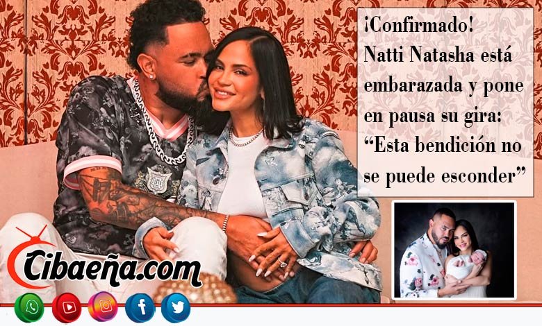 🔥 ¡Confirmado! Natti Natasha está embarazada y pone en pausa su gira: “Esta bendición no se puede esconder”