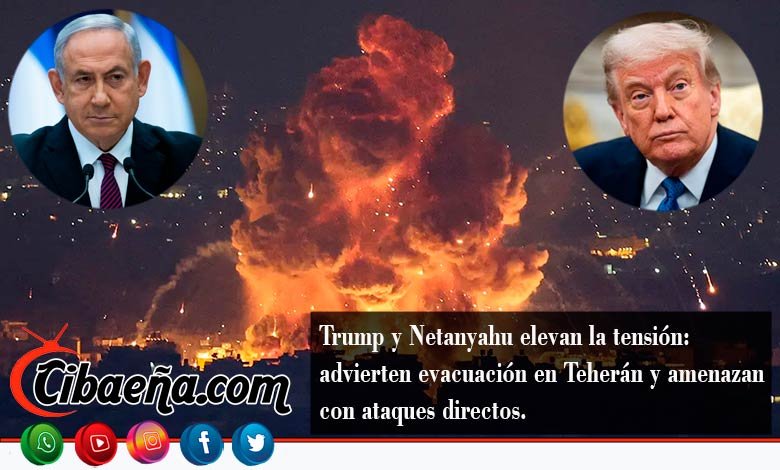 Teherán en la mira: Trump y Netanyahu escalan retórica mientras el conflicto Irán-Israel entra en fase crítica