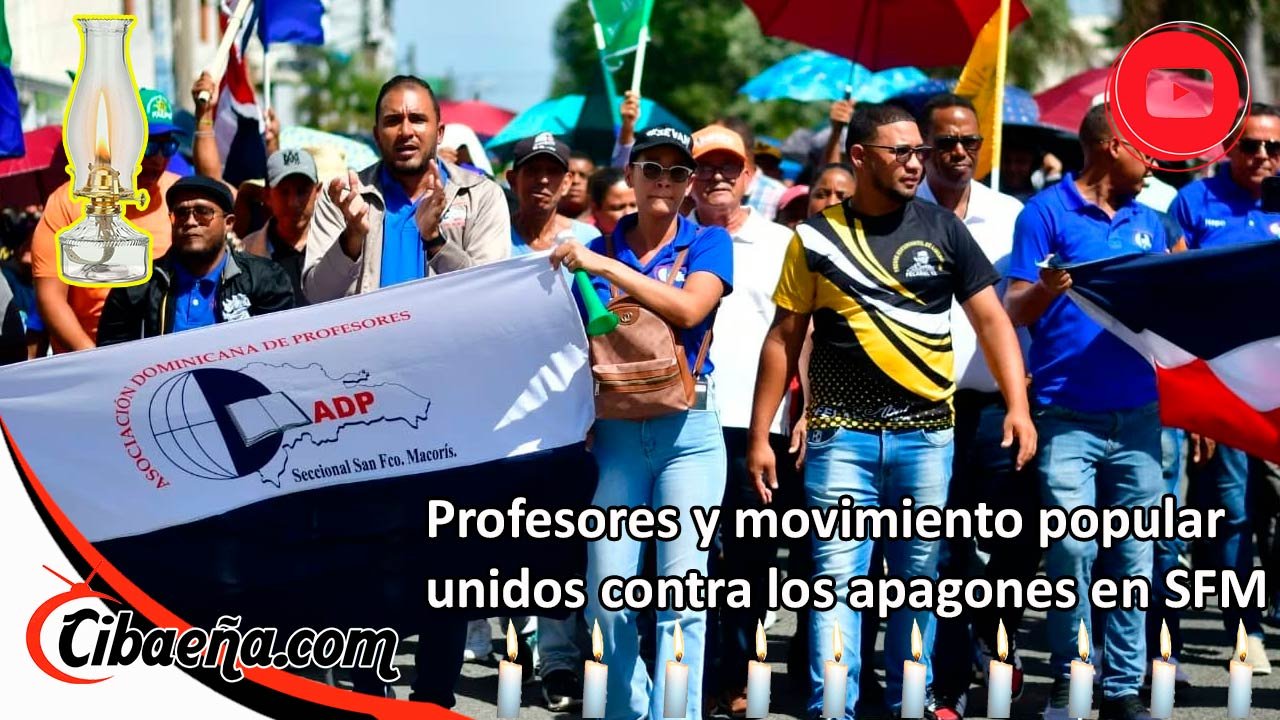 Profesores y movimiento popular unidos contra los apagones en SFM